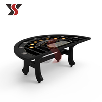 Table de Blackjack Moderne de Luxe Personnalisée YS avec Design à Jambes en H pour les Jeux de Casino et le Divertissement de Poker