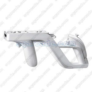 Version modifiée Wii Stock Light Gun Attachement de la poignée du pistolet léger avec électroaimant et effet de vibration Shoot Sport Game - Product Image 4