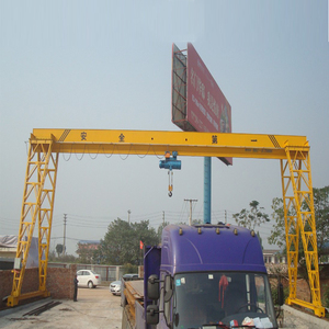 Pont roulant monopoutre à structure treillis avec palan électrique, capacité 70 tonnes, portée 26 m, monté sur rail pour port conteneurs - Product Image 5