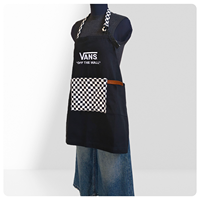 Tablier de cuisine élégant et effaçable à la main pour femme, en sergé de coton anti-taches, ajusté à la taille, pour la restauration