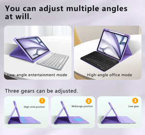 Syx คีย์บอร์ดแบบพกพาสำหรับ <span class=keywords><strong>iPad</strong></span>, คีย์บอร์ดไร้สายแบบพกพาพร้อมทัชแพดสำหรับ <span class=keywords><strong>iPad</strong></span> 9th 10th - Product Image 4