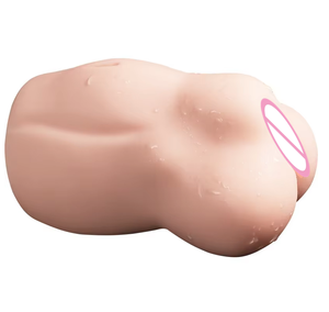 Godemiché sexuel pour adultes en silicone à 6 canaux, en forme de fesses de boulette vapeur, moule inversé, Godemiché masculin type 'Aircraft Cup' - Product Image 4