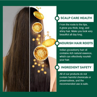 Huile d'Amla Personnalisée pour la Repousse des Cheveux, Hydratante pour le Cuir Chevelu, en Ventes Flash – Huile Capillaire Biologique à l'Extrait d'Amla Indienne pour la Croissance des Cheveux