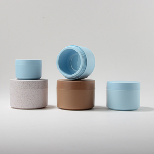 Rỗng 5G 10G 15G 17G 30G 50G Nhựa Jar Cơ Thể Chà <span class=keywords><strong>Container</strong></span> Mỹ Phẩm Kem Jar Với Đôi Tường Niêm Phong Phim - Product Image 1