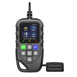 YM119 OBD 2 Tarayıcı Pil Test Cihazı Otomatik Teşhis Cihazı OBDII <span class=keywords><strong>EOBD</strong></span> CAN Araba Motor Arıza Teşhis Pil Dedektörü Araçları - Product Image 1