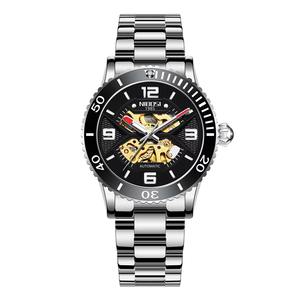 Drioshipping, elegante reloj de lujo de acero inoxidable para hombre, personalizado, deportivo de negocios, resistente al agua, esfera de cristal, aleación de moda - Product Image 1
