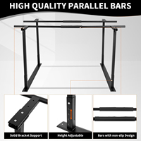 Barre d'assistance debout réglable de capacité de barres parallèles de physiothérapie pour le soutien Barre parallèle robuste pour l'entraînement des jambes