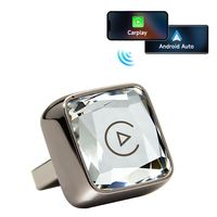 Adaptateur CarPlay Android Auto filaire vers sans fil 2-en-1, adaptateur USB CarPlay, clé USB à brancher pour 98% des voitures équipées de CarPlay filaire