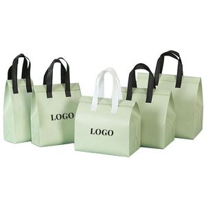 Logo Custom Waterproof Nonwoven Thermal Bag Disposable Cooler Bag Insulated Aluminum Foil Food Delivery Dessert Lunch Takeaway - Product Image 5