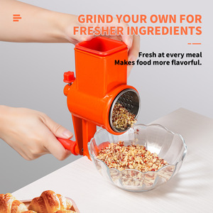 Molinillo de frutos secos doméstico con manivela para <span class=keywords><strong>Amazon</strong></span>, trituradora Manual de nueces transfronteriza para nueces, cacahuetes, aluminio duradero PP - Product Image 2