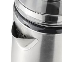Machine à thé électrique automatique Samovar en acier inoxydable, machine à thé électrique et théière 2 en 1 avec ensemble de plateaux