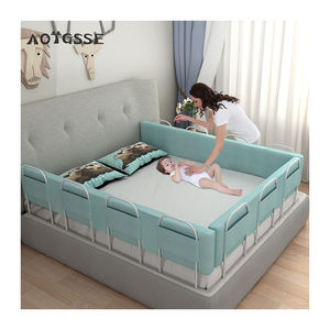 Barrera lateral de parachoques para cama de bebé, barrera de seguridad portátil para niño pequeño - Product Image 1