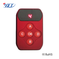 Duplicador de Llaves Remotas Multifrecuencia de 4 Canales con Carga USB, Marca YET2127-MKB-V3.0