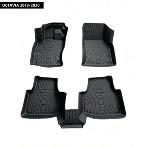 <span class=keywords><strong>Tappetini</strong></span> Auto in TPE a Prezzo di Fabbrica, Tappeti 3D Antiscivolo per Auto, Compatibili con <span class=keywords><strong>OCTAVIA</strong></span> 2018-2020 - Product Image 1