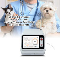 Animal Wound Recovery Diode Laser Surgical Treatment Machine 980nm Veterinary Laser Therapy Equipment