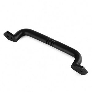 WEKIS Modern Design Black Heavy Duty Carbon Steel <b>Handle</b> Pull Sliding Barn <b>Door</b> Hardware 200mm Length Easy Installation <b>Door</b> - Product Image 2