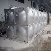Combat à boire de 2000 gallons Grand réservoir de stockage d'eau commercial en acier inoxydable de 30000 litres