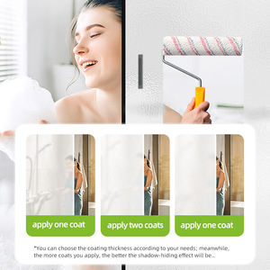 Pintura de Protección Ambiental a base de agua para puertas y ventanas de vidrio de oficina para evitar el espionaje y la textura mate transparente - Product Image 6