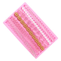 Haute qualité safran collier chaîne perle Fondant moule Silicone résine époxy moules prix usine OEM/ODM bienvenue