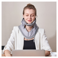 Support de nuque réglable Alphay avec système de double traction pour un soulagement quotidien de la douleur cervicale
