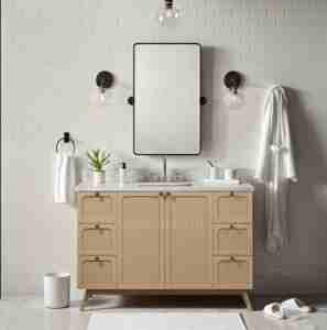 ตู้ห้องน้ำสไตล์ยุโรปคุณภาพสูง ราคาโรงงานโดยตรง - Product Image 4