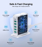 Chargeur HNT Factory Wholesale 45W 1C5A Port Adaptateur de voyage USB Chargeur portable pour téléphone portable
