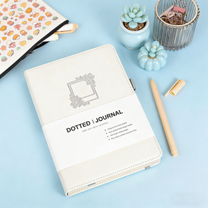 Carnet de notes en similicuir de qualité supérieure en gros - Bordure dorée personnalisée avec feuille d'or, élégant carnet d'écriture pour le bureau et les cadeaux - Product Image 3