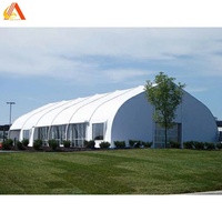 Grandes tentes extérieures d'église pour le festival, exposition d'exposition, foire, événements de salon commercial tente incurvée en PVC imperméable