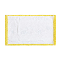 Serviette de Rallye Imprimée 100% Coton, Serviette de Sport en Velours Doux de Haute Qualité avec Couleur et Logo Personnalisés pour le Soutien des Fans