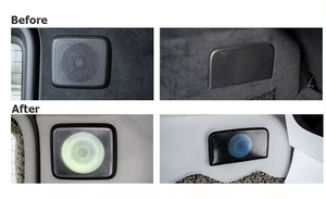 Le plus récent classe G W463A W464 2019 ans Berlin Sound Glow Horn Cover & B Pillar Luminous Air Vent avec des accessoires d'intérieur de voiture - Product Image 4