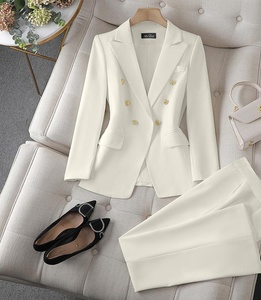 2026 Neuerscheinung Bürodamen-Anzug-Set Eleganter Slim-Fit Business-Casual <span class=keywords><strong>Blazer</strong></span> mit Hose - Product Image 6