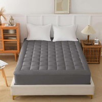 Surmatelas matelassé en polyester/coton, solide et confortable, sur mesure, anti-acariens, écologique, personnalisable, pour lit pliant domestique