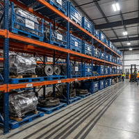 Estanterías Industriales Selectivas para Paletas, Estanterías de Acero para Almacenamiento en Almacenes, Estanterías de Acero de Alta Resistencia para Manufactura