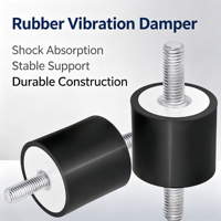 Isolateurs antichoc en acier et caoutchouc en gros pour générateurs diesel, supports anti-vibrations de type VV pour pompes à chaleur