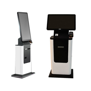 Kiosque d'auto-enregistrement hôtelier personnalisé avec écran tactile, accepteur de pièces et billets, imprimante, scanner et machine de <span class=keywords><strong>paiement</strong></span> - Product Image 1