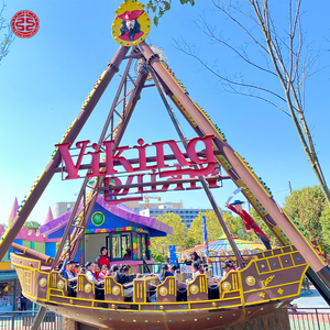 Attrezzature Classiche per Parchi Divertimento, Attrazioni per Luna Park, Giochi da Esterno, Giostre Emozionanti a Tema Nave Pirata in Vendita - Product Image 6