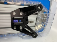Barra de luz Led azul de tamaño completo Golddeer de 47 pulgadas con altavoz de sirena y controlador