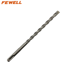<span class=keywords><strong>Foret</strong></span> à percussion SDS-plus de qualité supérieure à <span class=keywords><strong>4</strong></span> têtes 10x210 mm pour percer la maçonnerie, le béton, le granit, la roche - Product Image 2