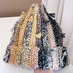 Özelleştirmek yetişkin Unisex örgü kış şapka bere kelepçeli işlemeli bere şapka kafatası kap özel kış şapka erkek spor kayak bere - Product Image 3