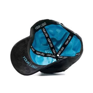Bán Buôn G5 Chất Lượng Màu Đen 5 Bảng Điều Chỉnh Da Lộn Satin Lót Tùy Chỉnh Muratravis Mũ Thêu Thạch Mũ Với Biểu Tượng Tùy Chỉnh - Product Image 3