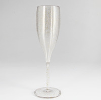 Flûtes à champagne en plastique transparent avec paillettes dorées personnalisées, gobelets à vin réutilisables de 4 oz, verres à toast pour mariage et fête