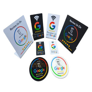 Étiquette adhésive de contrôle d'accès personnalisée à impression Epoxy Tag <span class=keywords><strong>Avis</strong></span> Facebook Nfc Google Review Card avec Qr Code Acrylique Pvc Métal - Product Image 5