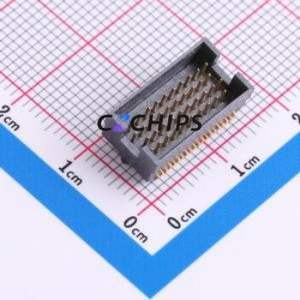 TOLC-110-02-L-Q-A Wire-to-Board Pin Header SMD Connector Vertical Mount 4 1.27mm Phosphor Bronze - Product Image 1