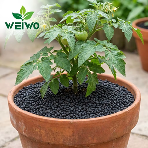 Engrais organique granulé WEIWO Amino NPK 12-0-1 Noir à libération lente Pureté 99,9% Haute qualité pour plantes vertes - Product Image 4