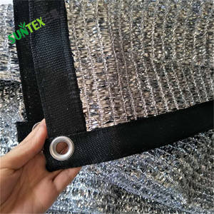 <span class=keywords><strong>Rete</strong></span> parasole in lamina di alluminio 80% con occhielli di occhielli, copri <span class=keywords><strong>rete</strong></span> protettiva per giardino esterno riflettente argento - Product Image 1