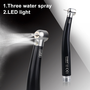 Turbina Dental de Alta Velocidad con LED, 2/4 Orificios y Pulverizador de Agua Externo, Juego de Piezas de Mano de Baja Velocidad, Fuente de Alimentación - Product Image 5
