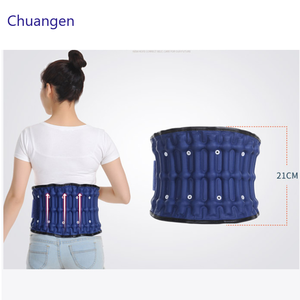 Ceinture de soutien dorsal orthopédique gonflable respirante à vente chaude avec soutien lombaire en caoutchouc naturel et PVC, forte traction - Product Image 3