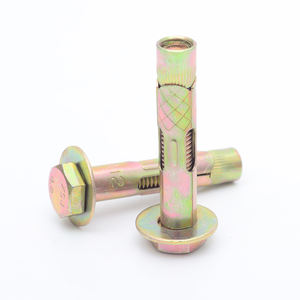 Anclaje de expansión de acero al carbono Chapado en zinc amarillo pernos hexagonales M6 M8 M10 M12 M14 M16 ancla de manga para hormigón M6 M8 M10 M12 M16 - Product Image 1