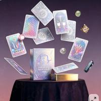 Boîte rigide OEM pour jeu de tarot éducatif avec estampage doré, guide personnalisé pour la divination et les cadeaux d'anniversaire
