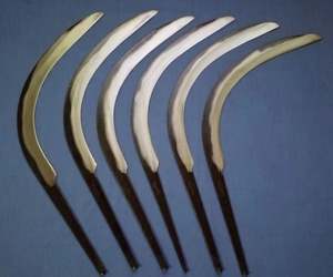 Yüksek Kaliteli El Tipi Çelik Tırpan Yağ Palmiyesi Orak 75cm Bıçak Alüminyum/Ahşap Saplı 3 Yıl Garantili-Bahçe İçin Lider Marka - Product Image 4